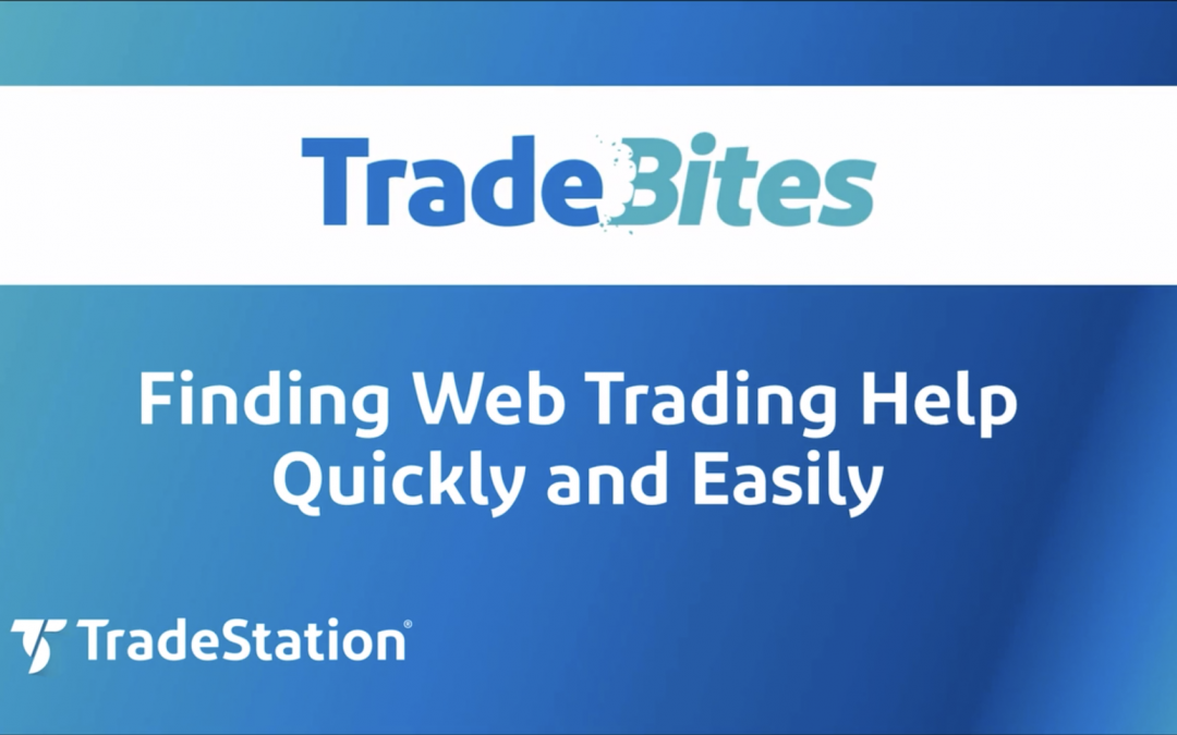 Finding Web Trading Help