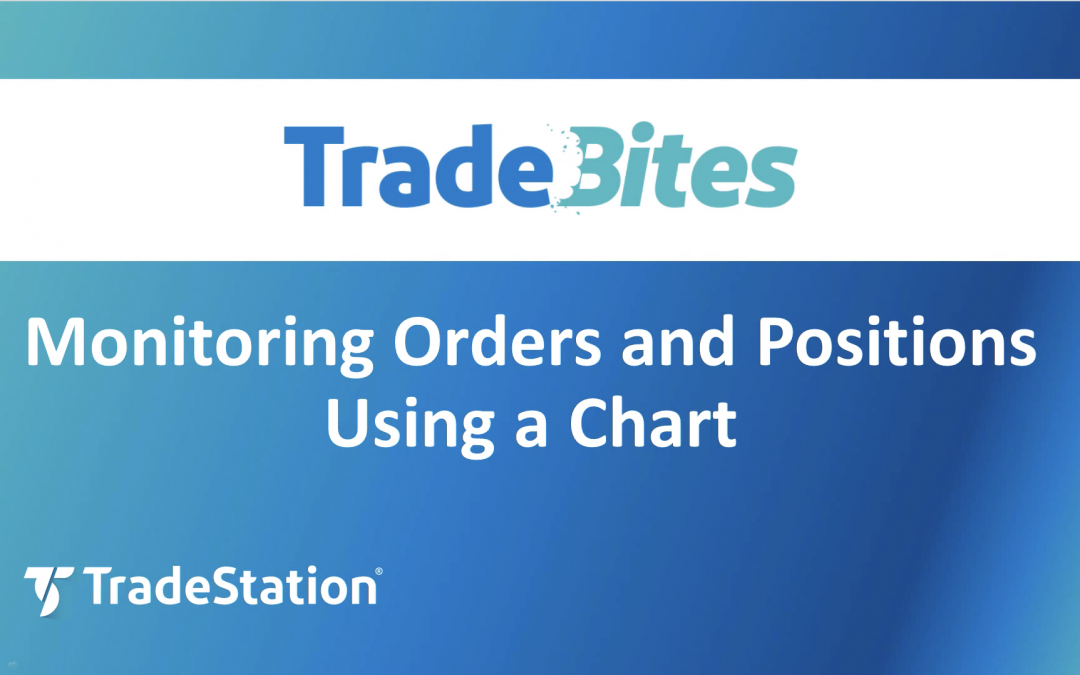 Monitoring Orders and Positions Using a Chart