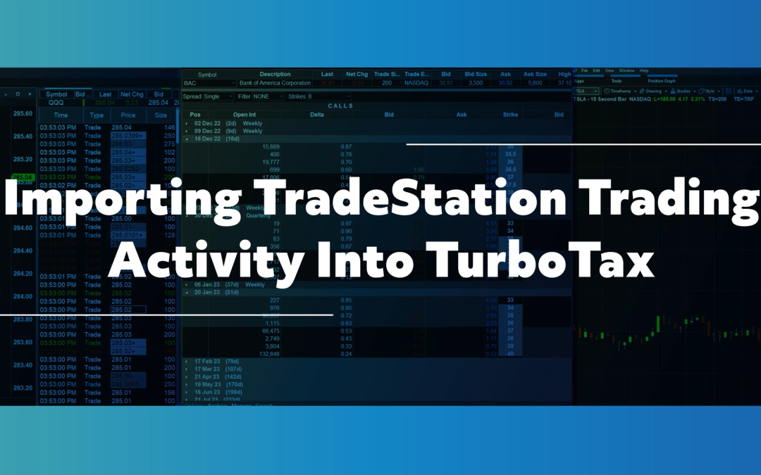Importing Trading Activity Into TurboTax
