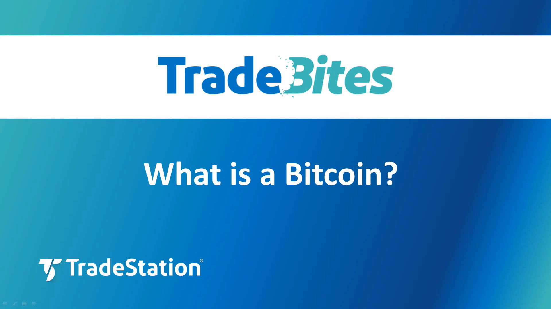 Cryptocurrency Basics - TradeStation
